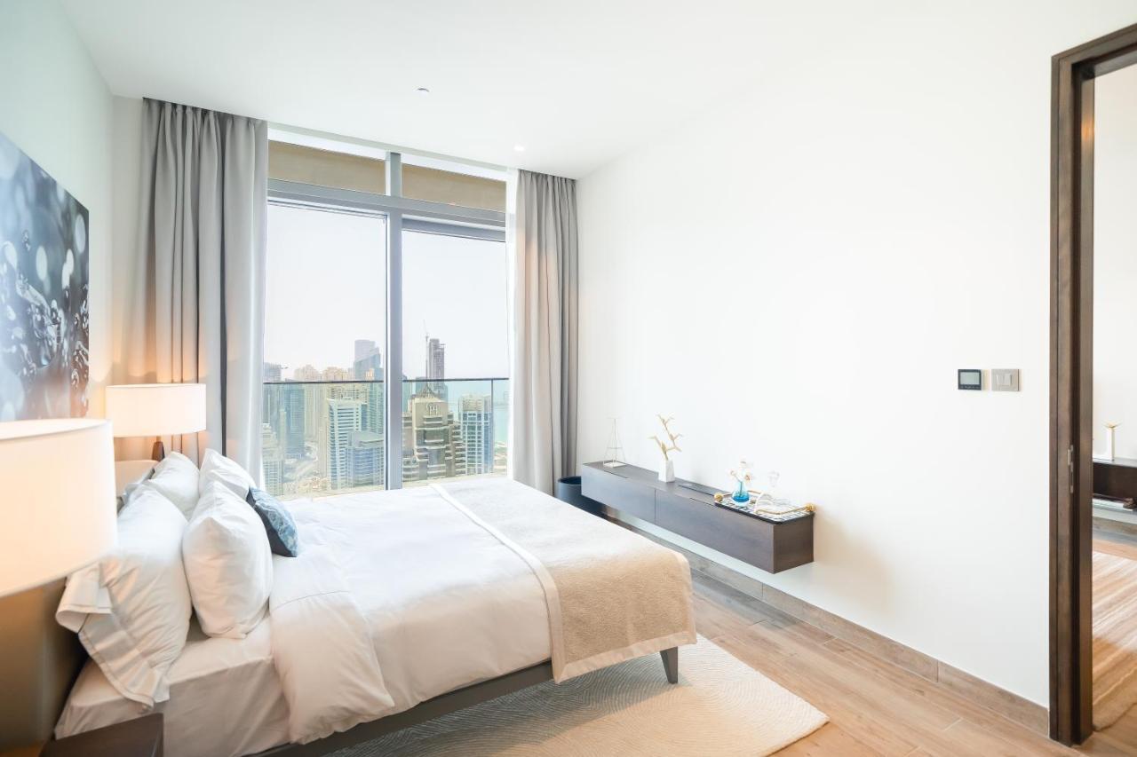 דובאי Luton Vacation Homes - Marina View & Luxury 1Br - Jumeirah Living Marina Gate Tower 3 - 54Ab49Ab36Ab מראה חיצוני תמונה
