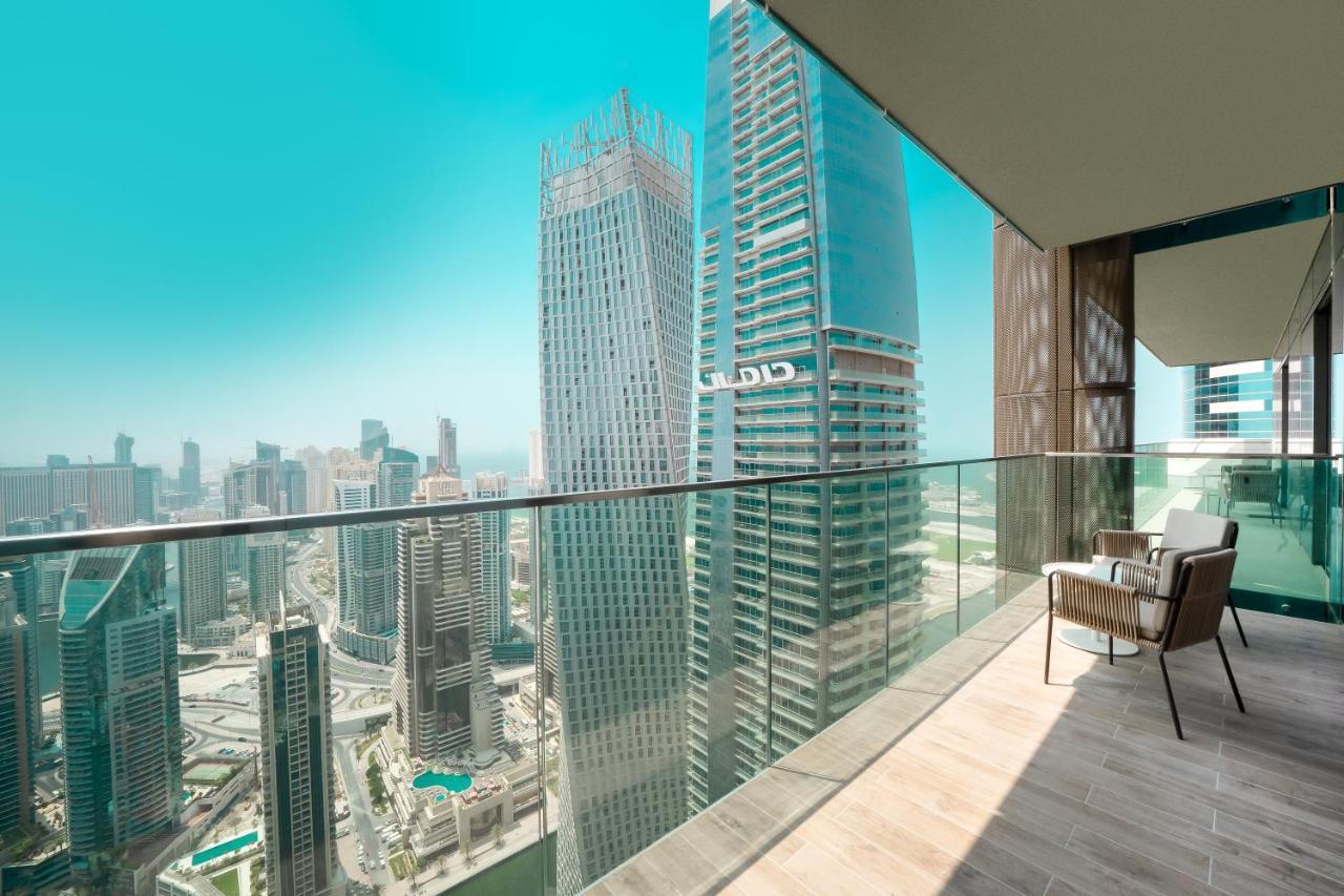 דובאי Luton Vacation Homes - Marina View & Luxury 1Br - Jumeirah Living Marina Gate Tower 3 - 54Ab49Ab36Ab מראה חיצוני תמונה