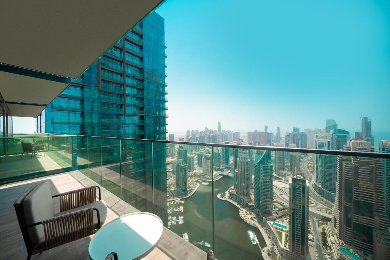 דובאי Luton Vacation Homes - Marina View & Luxury 1Br - Jumeirah Living Marina Gate Tower 3 - 54Ab49Ab36Ab מראה חיצוני תמונה