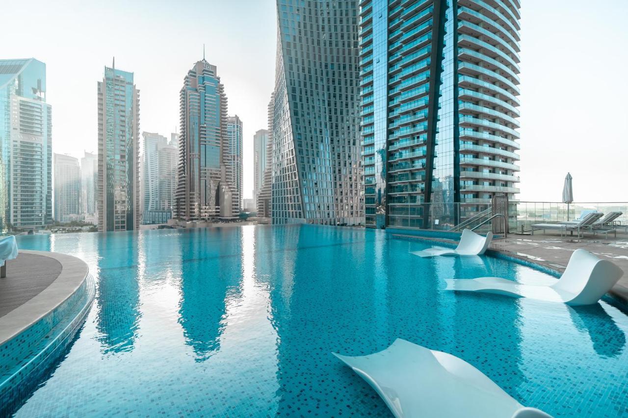 דובאי Luton Vacation Homes - Marina View & Luxury 1Br - Jumeirah Living Marina Gate Tower 3 - 54Ab49Ab36Ab מראה חיצוני תמונה
