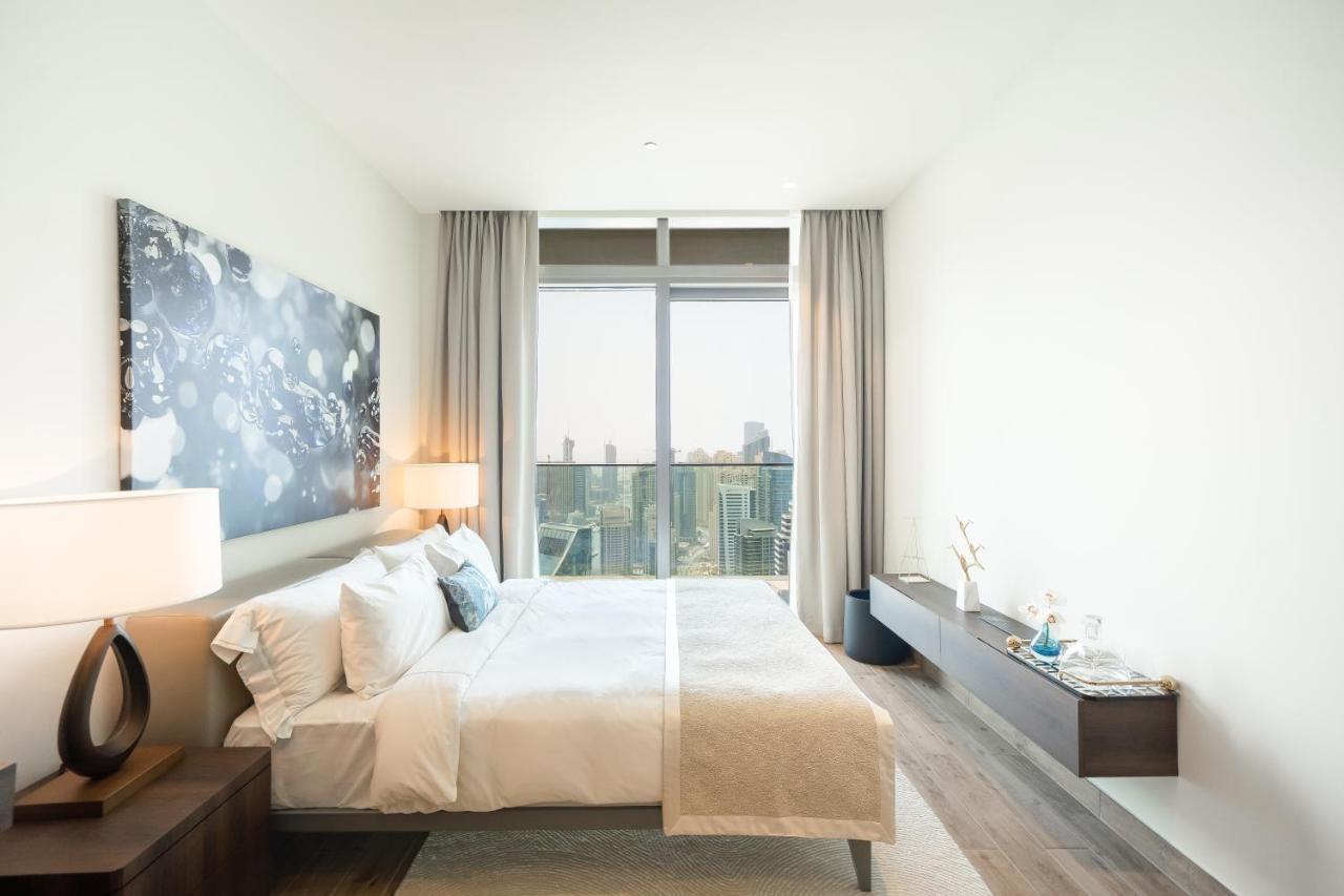 דובאי Luton Vacation Homes - Marina View & Luxury 1Br - Jumeirah Living Marina Gate Tower 3 - 54Ab49Ab36Ab מראה חיצוני תמונה