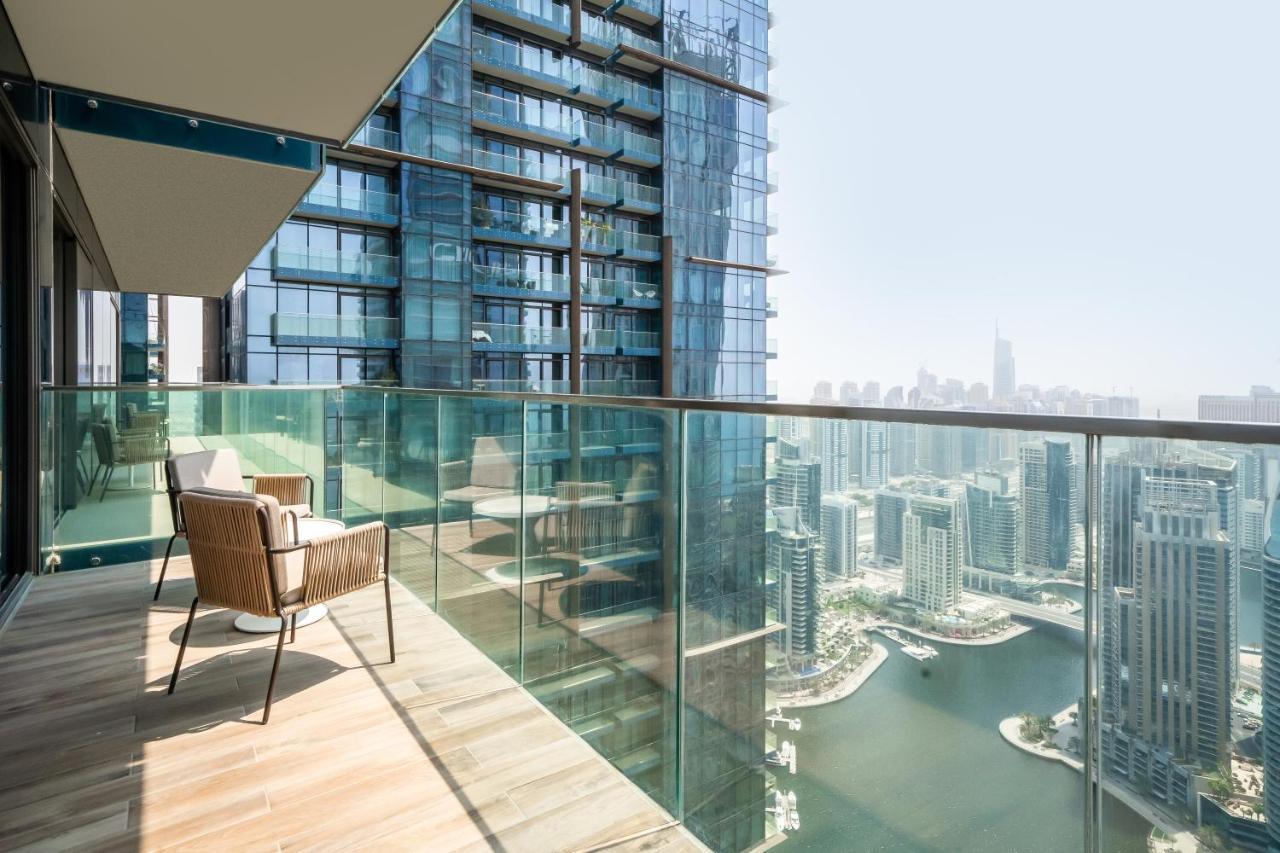 דובאי Luton Vacation Homes - Marina View & Luxury 1Br - Jumeirah Living Marina Gate Tower 3 - 54Ab49Ab36Ab מראה חיצוני תמונה