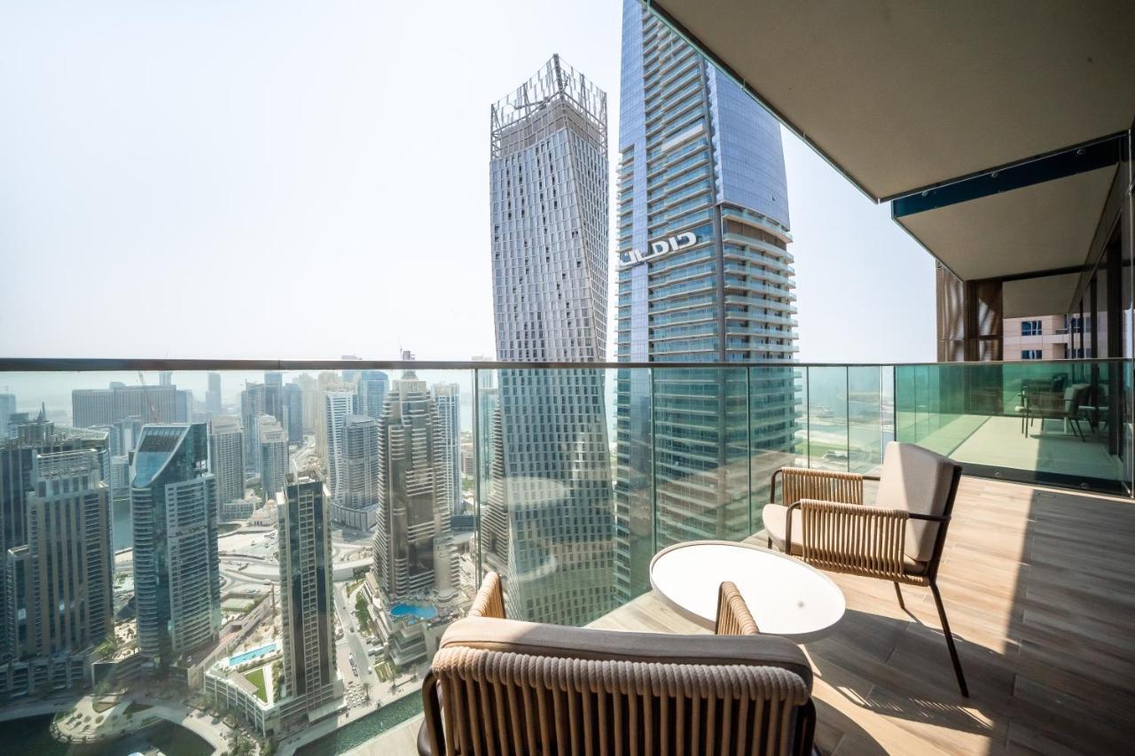 דובאי Luton Vacation Homes - Marina View & Luxury 1Br - Jumeirah Living Marina Gate Tower 3 - 54Ab49Ab36Ab מראה חיצוני תמונה