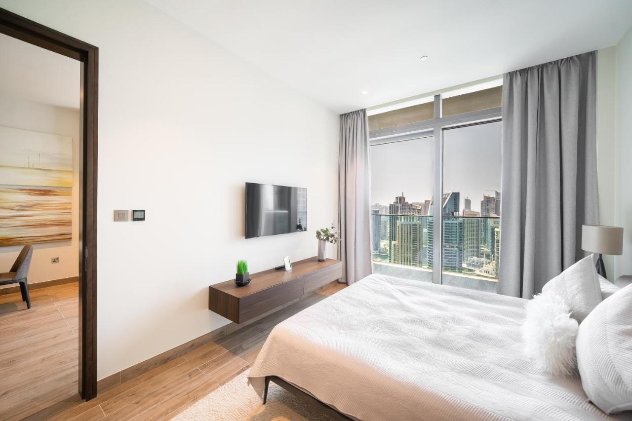דובאי Luton Vacation Homes - Marina View & Luxury 1Br - Jumeirah Living Marina Gate Tower 3 - 54Ab49Ab36Ab מראה חיצוני תמונה