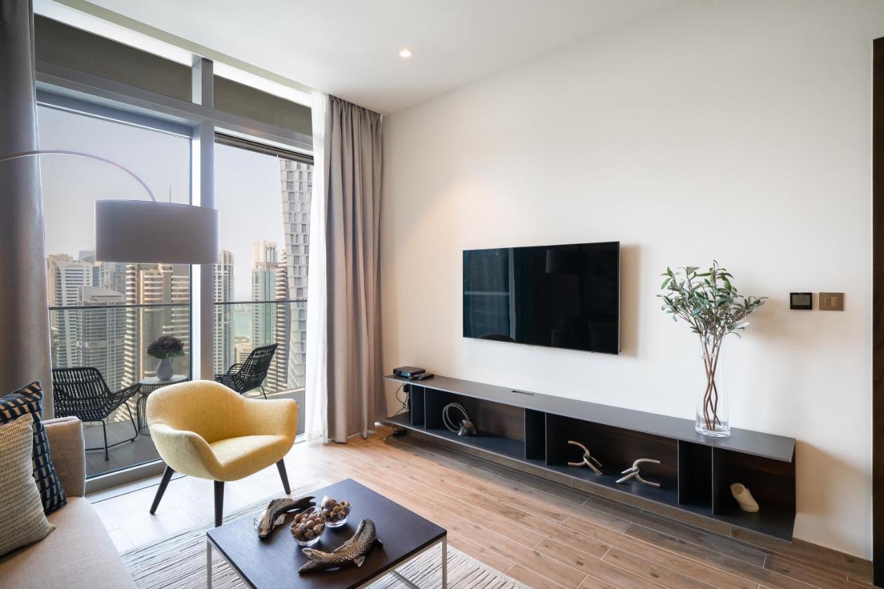 דובאי Luton Vacation Homes - Marina View & Luxury 1Br - Jumeirah Living Marina Gate Tower 3 - 54Ab49Ab36Ab מראה חיצוני תמונה
