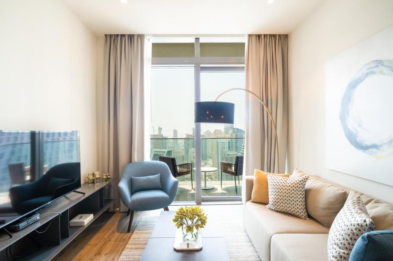 דובאי Luton Vacation Homes - Marina View & Luxury 1Br - Jumeirah Living Marina Gate Tower 3 - 54Ab49Ab36Ab מראה חיצוני תמונה
