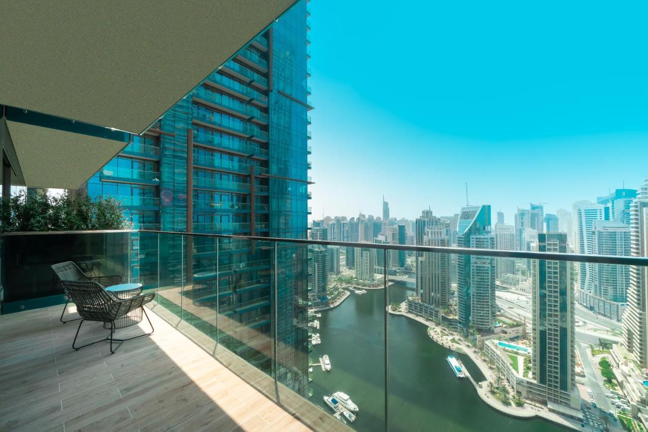 דובאי Luton Vacation Homes - Marina View & Luxury 1Br - Jumeirah Living Marina Gate Tower 3 - 54Ab49Ab36Ab מראה חיצוני תמונה