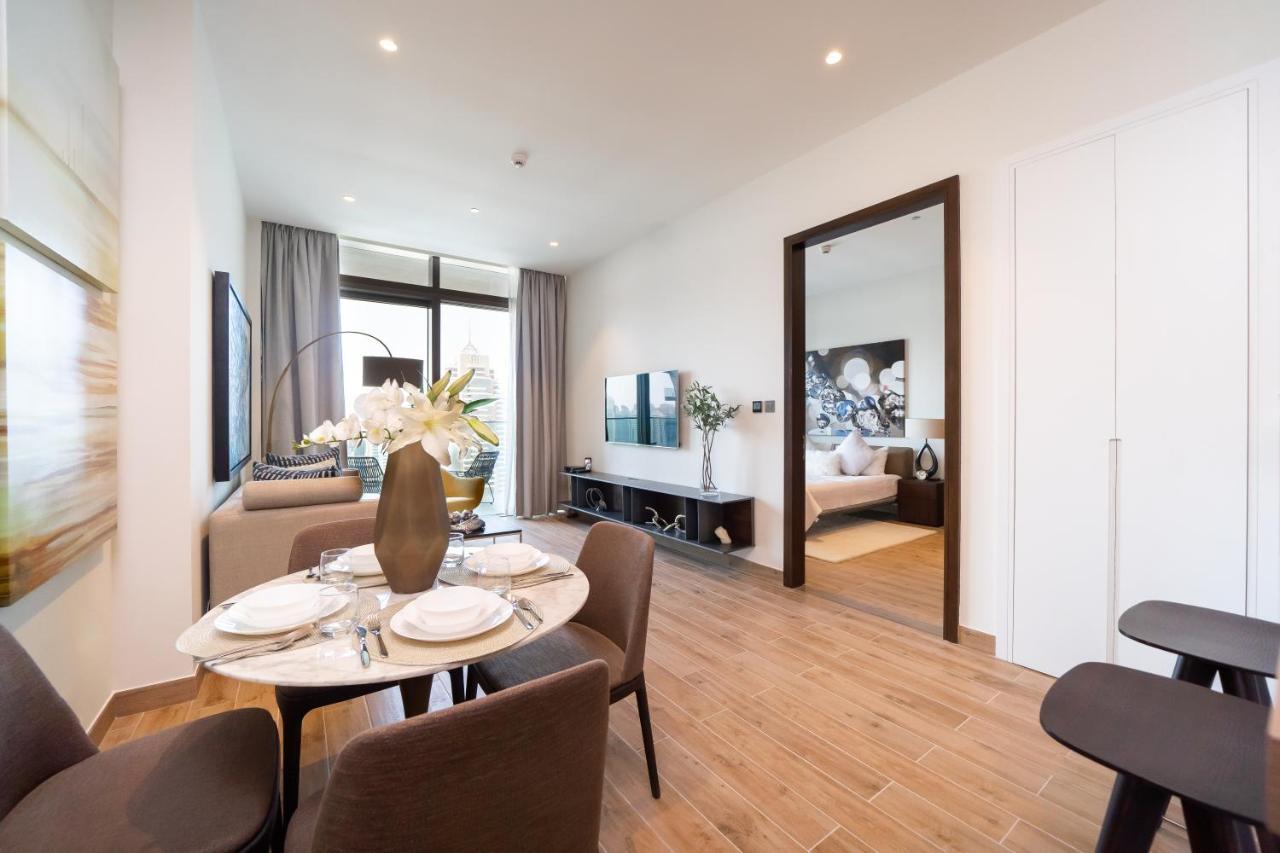 דובאי Luton Vacation Homes - Marina View & Luxury 1Br - Jumeirah Living Marina Gate Tower 3 - 54Ab49Ab36Ab מראה חיצוני תמונה