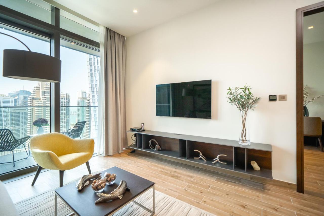דובאי Luton Vacation Homes - Marina View & Luxury 1Br - Jumeirah Living Marina Gate Tower 3 - 54Ab49Ab36Ab מראה חיצוני תמונה