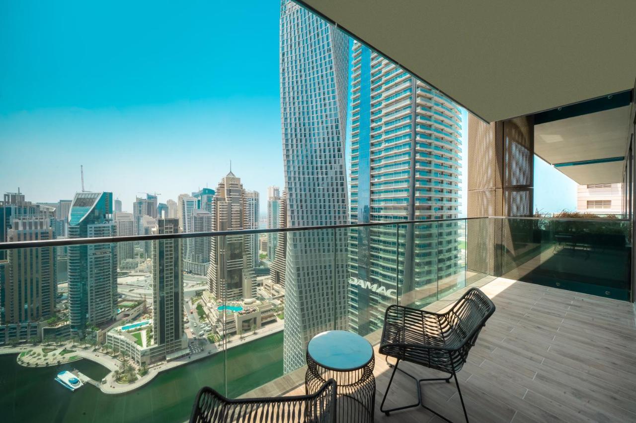 דובאי Luton Vacation Homes - Marina View & Luxury 1Br - Jumeirah Living Marina Gate Tower 3 - 54Ab49Ab36Ab מראה חיצוני תמונה